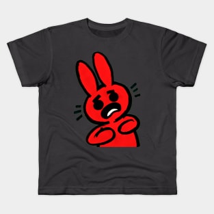 Scared Rabbit Kids T-Shirt